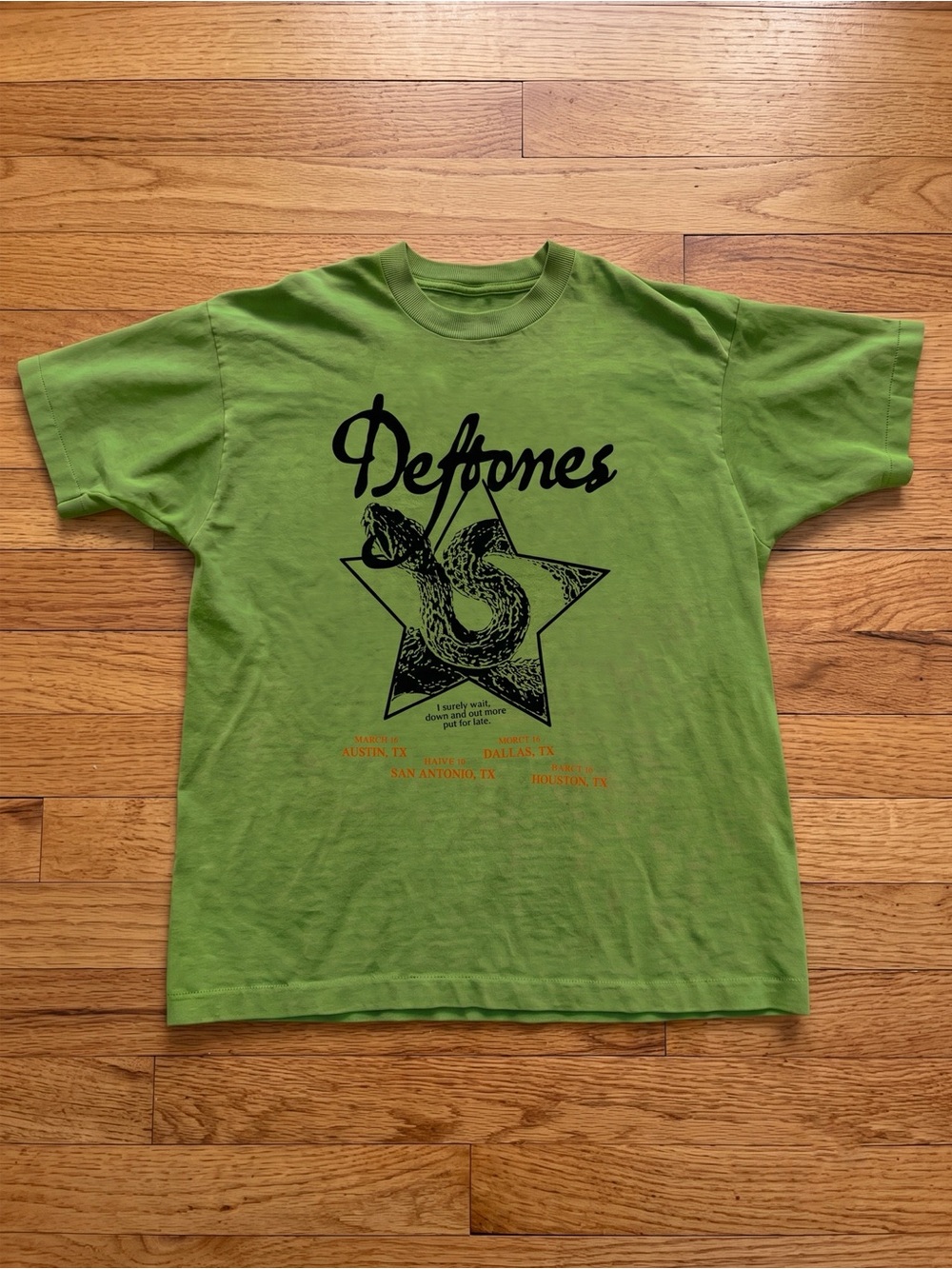 Green Snake Star Graphic Tee
